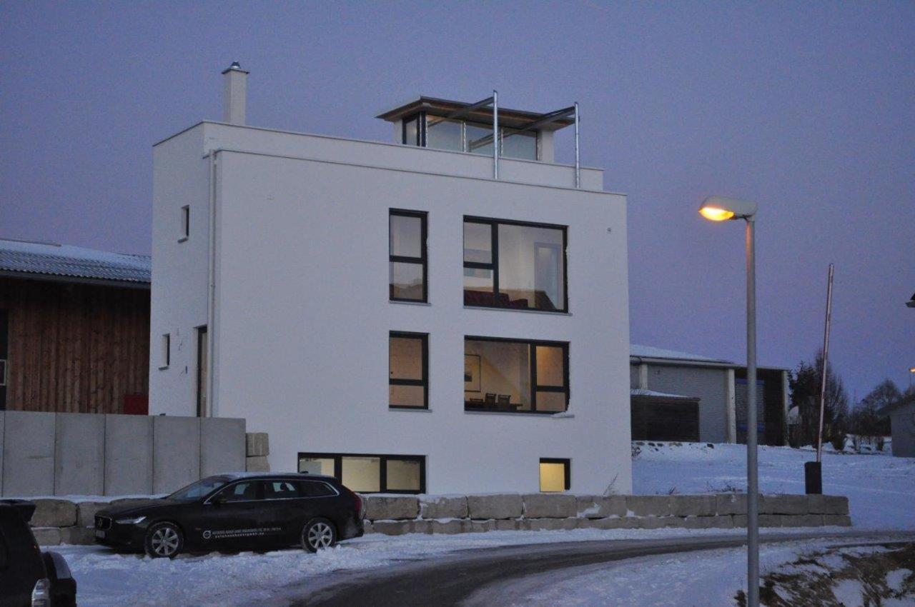 Designerhaus Mit Dachterrasse Villa Nittendorf Exterior photo